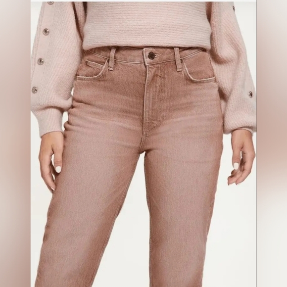 Guess Ladies Recycled Cotton Plush Pink Jeans - size 29 - Picture 2 of 8